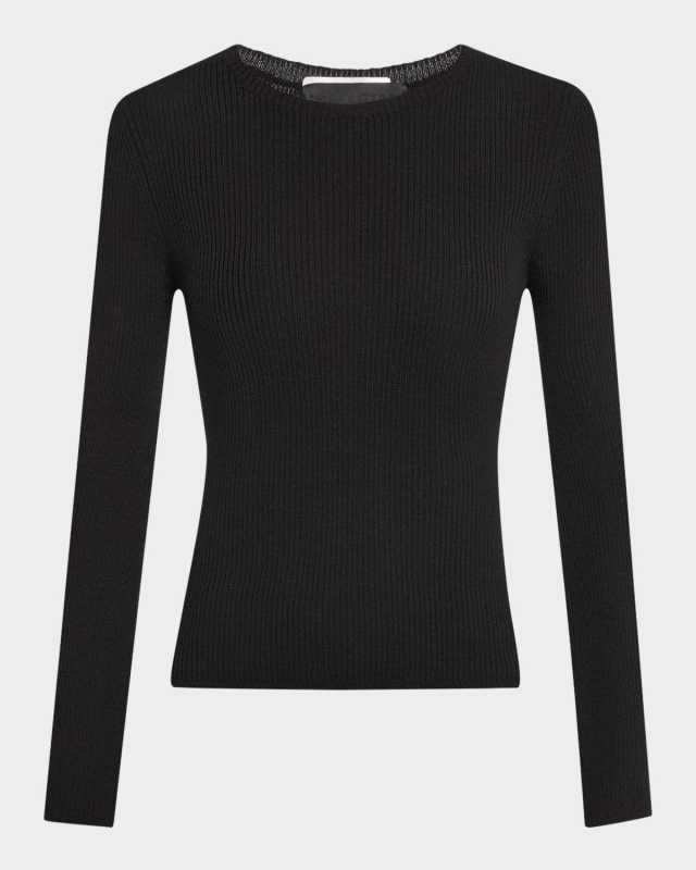 Presley Ribbed Merino Wool Top